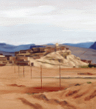 Hilltop village, Morocco